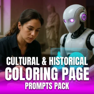 500 Cultural & Historical Coloring Page Prompts copy
