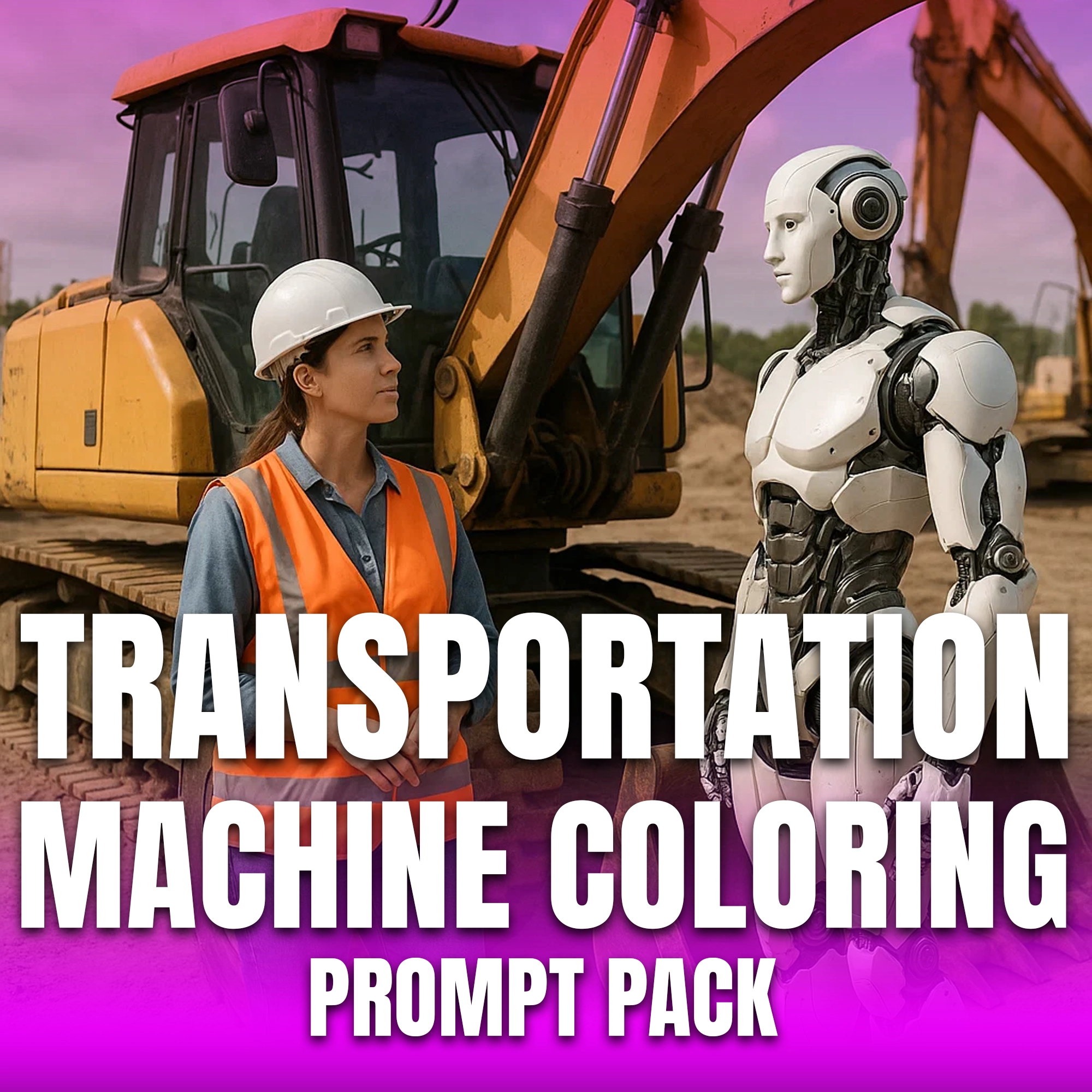 500 Transportation and Machine Coloring Page Prompts copy