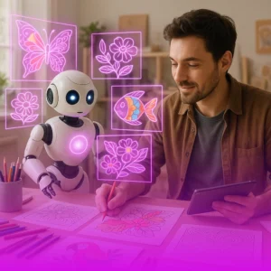 Coloring Page Prompts